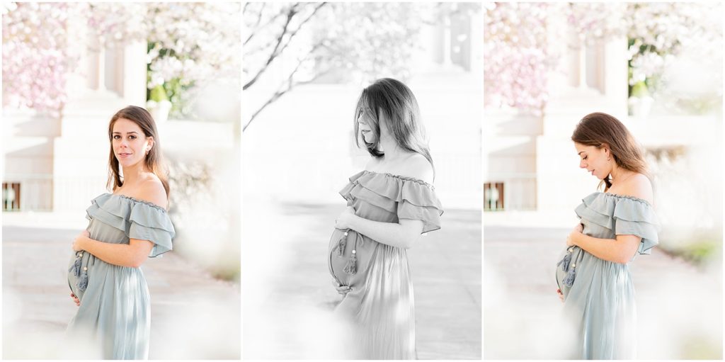 Washington DC Cherry Blossom Maternity Photos