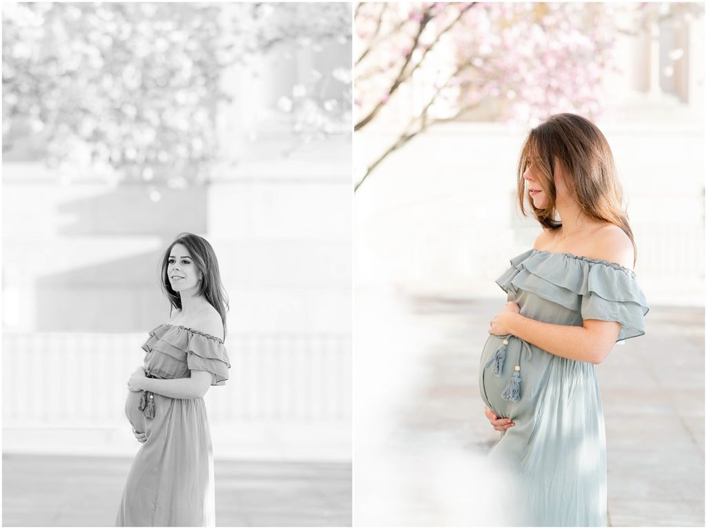 Washington DC Cherry Blossom Maternity Photos