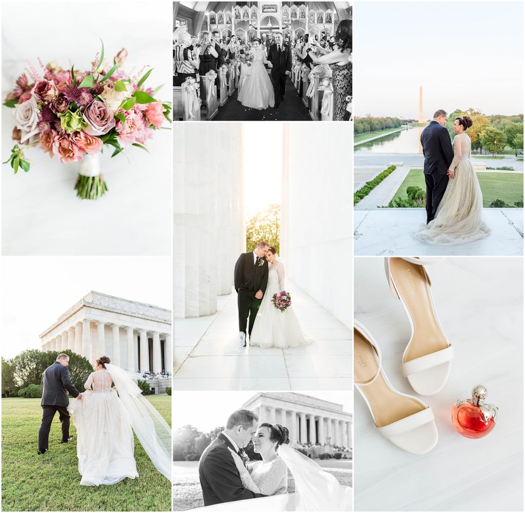 Washington DC Lincoln Memorial Wedding Photos