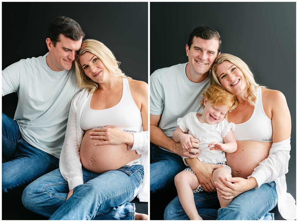 Calvin Klein Inspired Maternity Session