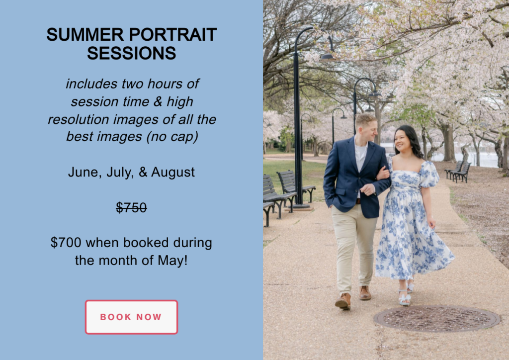 2024 DMV Summer Portrait Sessions