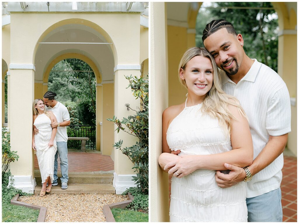 Rainy Day Engagement Photos in Warrenton VA