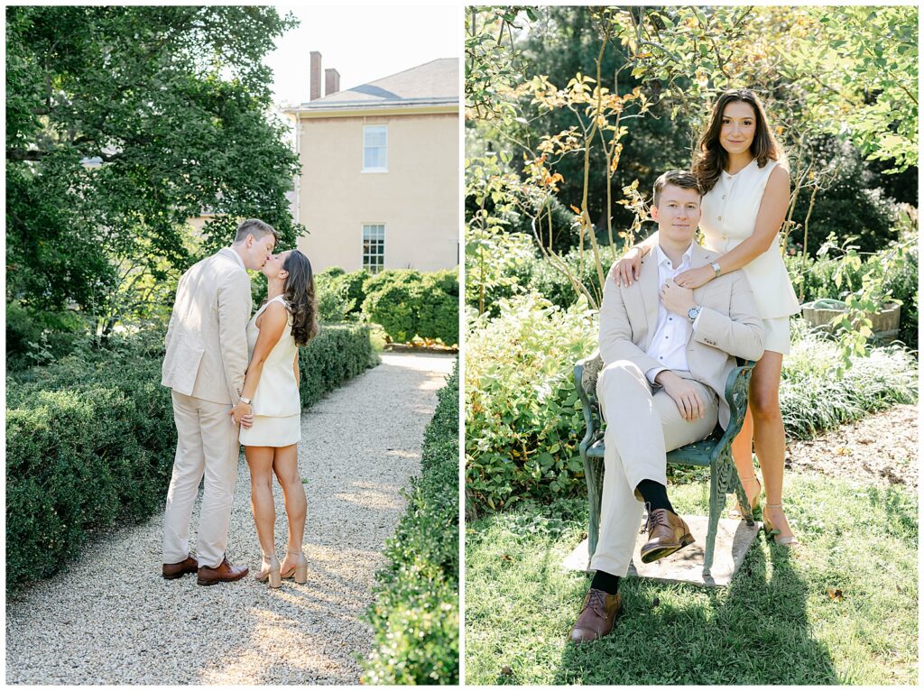 Tudor Place Georgetown Engagement Photos