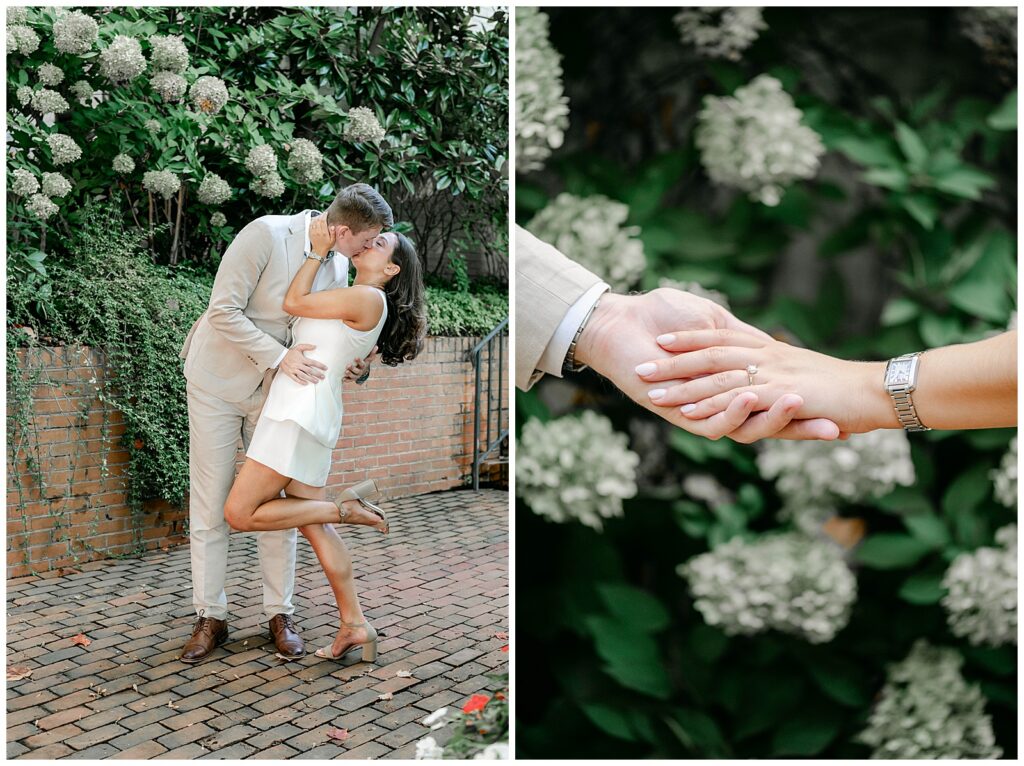 Tudor Place Georgetown Engagement Photos