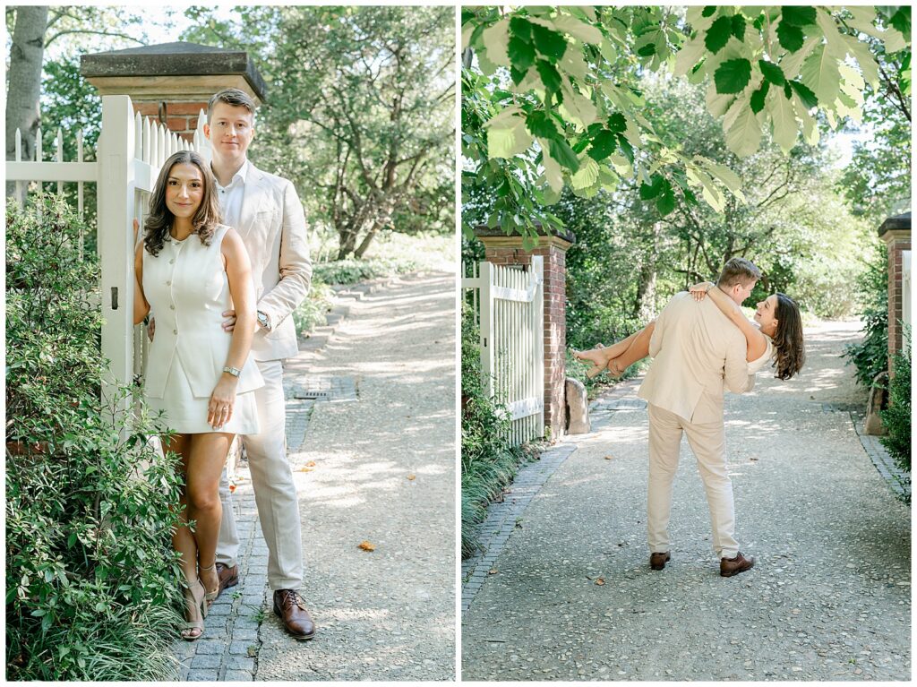Tudor Place Georgetown Engagement Photos